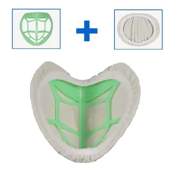 

3d Masks Holder Disposable Mask Holder Can Be Replaced Wormwood Cloth Antibacterial Reusable Mask Washed Dust-proof Smog-pr W2D1