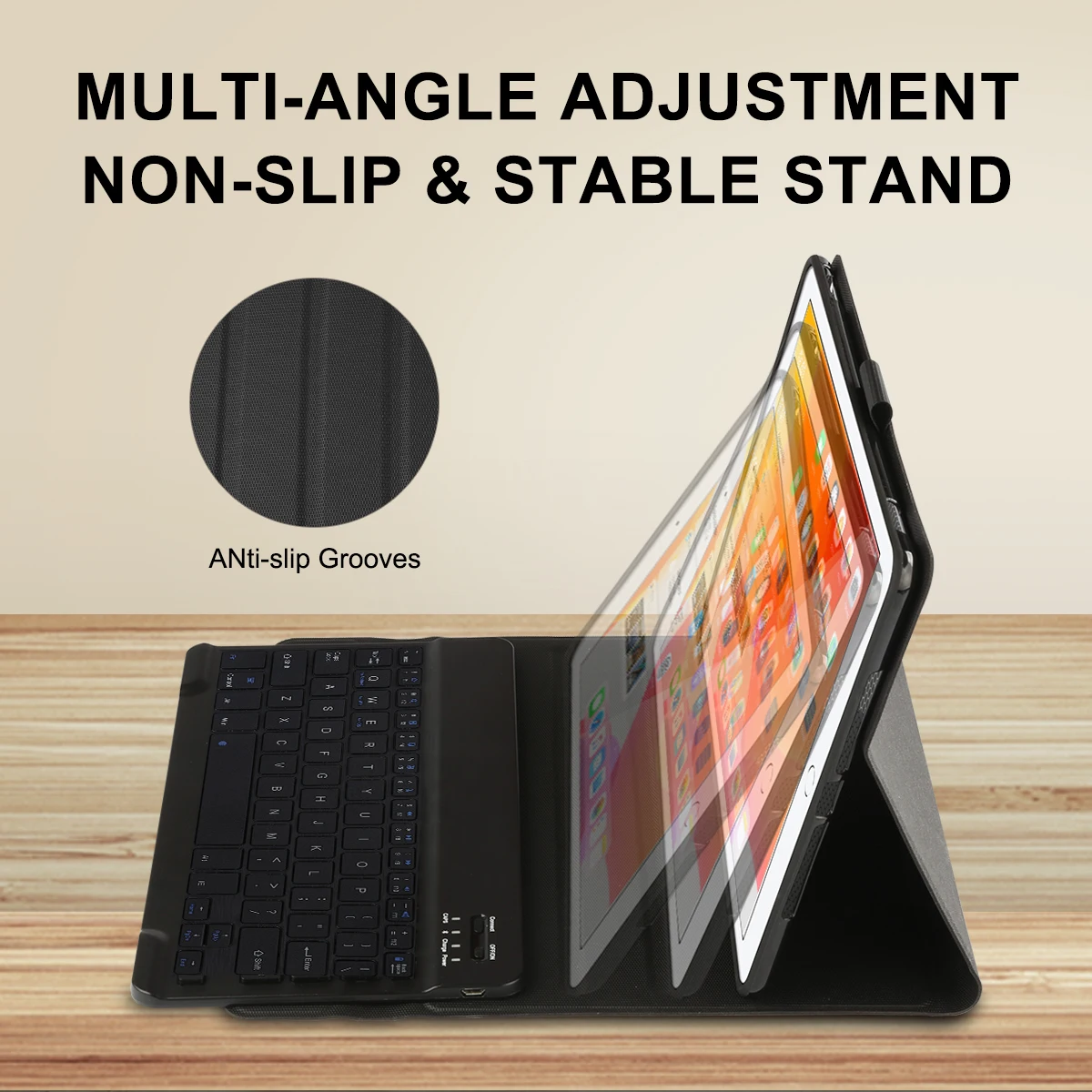 Folio Bluetooth Keyboard Case for iPad 10.2