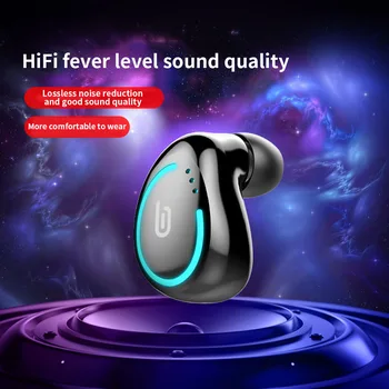 

Wireless Stereo Earbud Single Blutooth Ear Phone Universal Mobile Phone Headset Supplies