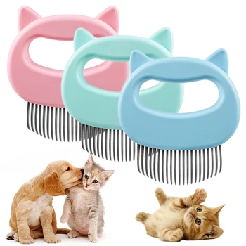 

1pcs Pets Cat Dog Massage Comb Hair Removal Open Knot Brush Pet Shell Needle Comb Clean Massage Hair Remover Pet Supplier