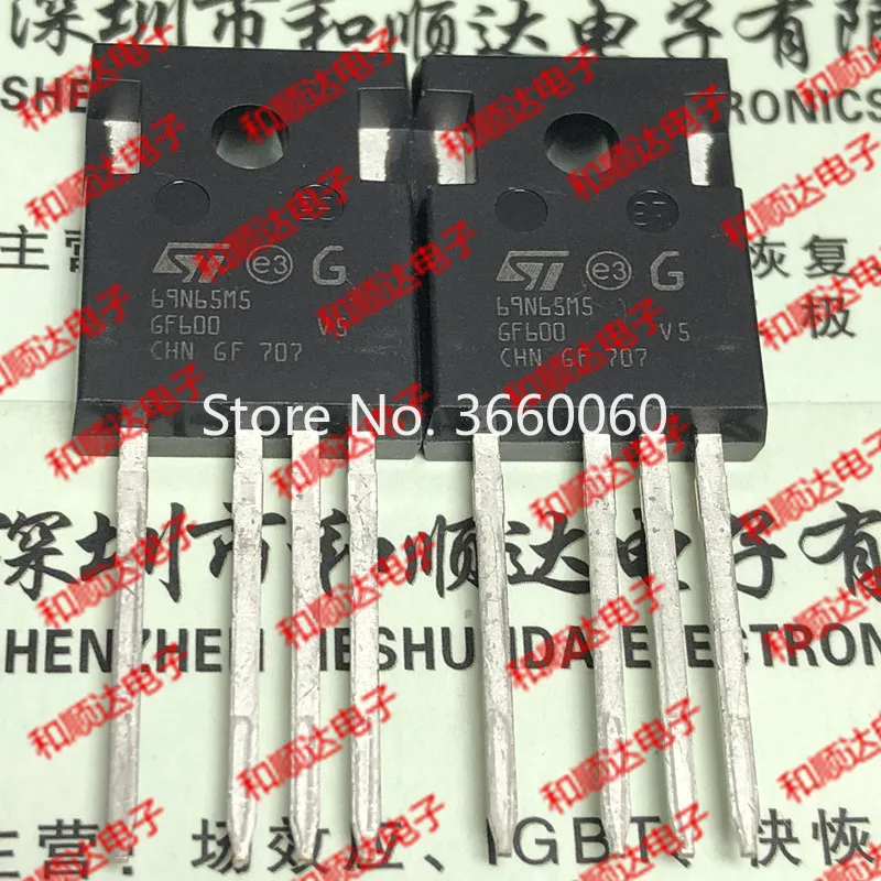 

5pcs/lot 69N65M5 STW69N65M5-4 TO-247-4