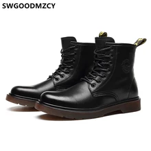 Мужские ботинки; ковбойские ботинки из натуральной кожи; Военная обувь; ботильоны; Мужская Дизайнерская обувь; Мужская обувь высокого качества; chaussure homme; ayakkabi