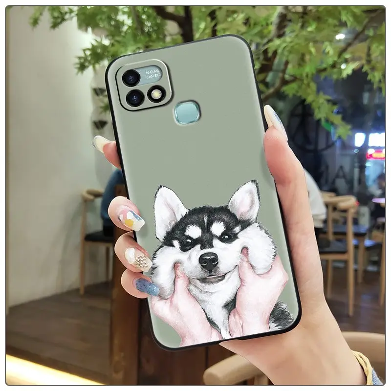 wallet cases Soft Durable Phone Case For infinix X659B/HOT 10i New Fashion Design Back Cover Cartoon Anti-dust flip cases Cases & Covers