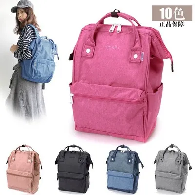 

Backpacks For man's and women's, New multi-color waterproof linen fabric backpack college anello large capacity computer bag