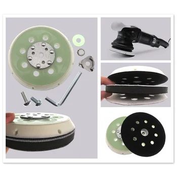 

Tool Polishing Disc Sponge Polisher Pad Durable Polishing Disc 8 holes