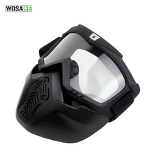WOSAWE Для мужчин Для женщин лыжные очки с маской ветрозащитный солнцезащитные очки для сноуборда для снегохода спортивные очки для занятий на открытом воздухе