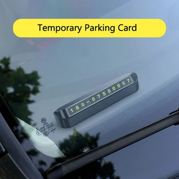 

Hidden Car Phone Number Card Plate Stickers For Car Styling Temporary Parking Card Plate Telephone Number Card Car Stickers