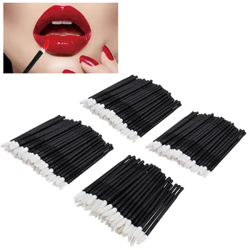 

ETEREAUTY 200pcs Disposable Makeup Applicators Lip Gloss Wands Lipstick Brushes Tool Kits with 5pcs Sealed Bags
