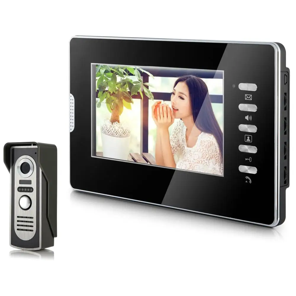 Эксклюзивный пусковой 7 &quotTFT LCD Домашняя безопасность видео дверной звонок