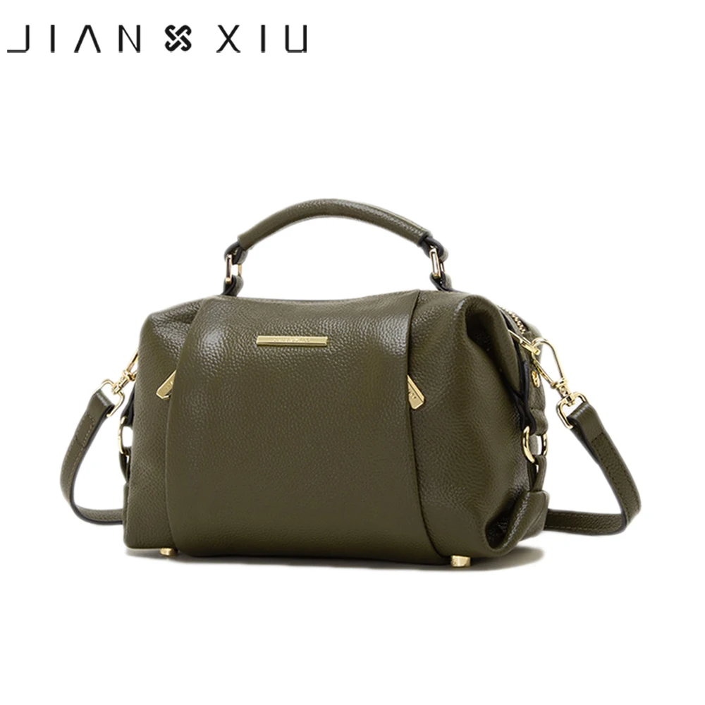 JIANXIU, натуральная кожа, сумочка, роскошные сумки, женские сумки, дизайнерская сумка на плечо, новинка, с рисунком личи, сумка-тоут, Бостонская сумка, 2 цвета