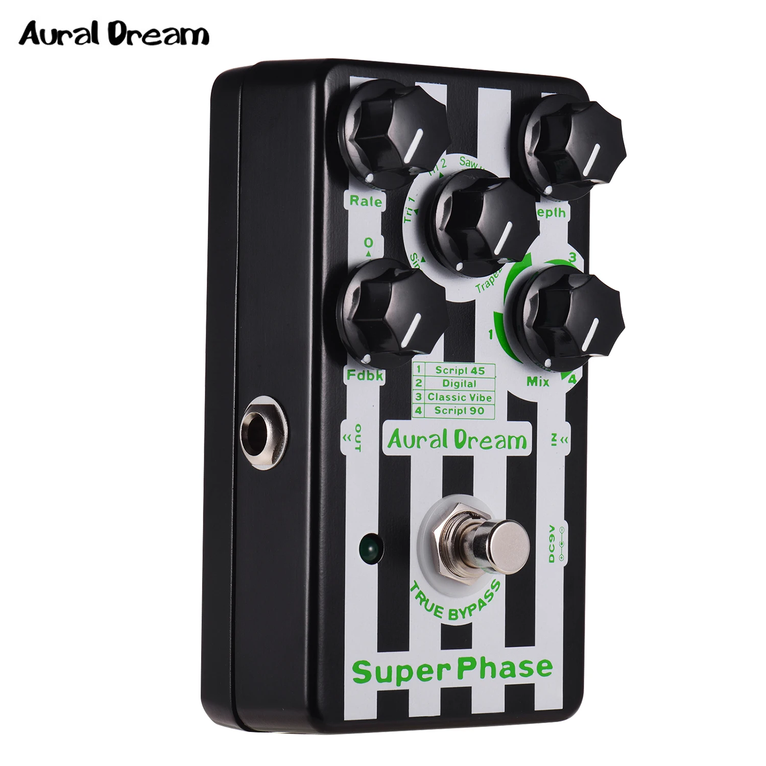 Aural Dream Super PhaserDigital Задержка гитары педаль эффектов 4 режима алюминиевый сплав