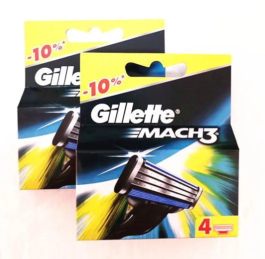 Сменные лезвия для бритвы Gillette Mach 3 8 шт./упаковка | Красота и здоровье