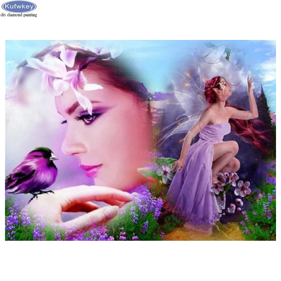 Алмазная вышивка &quotсделай сам&quot Сказочная 5d картина из страз полноразмерная