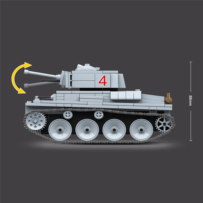 Мировая война 2 WW2 солдат бронированный автомобиль M1A2 Abrams основной боевой танк военный спецназ армия строительные блоки кирпичи игрушки
