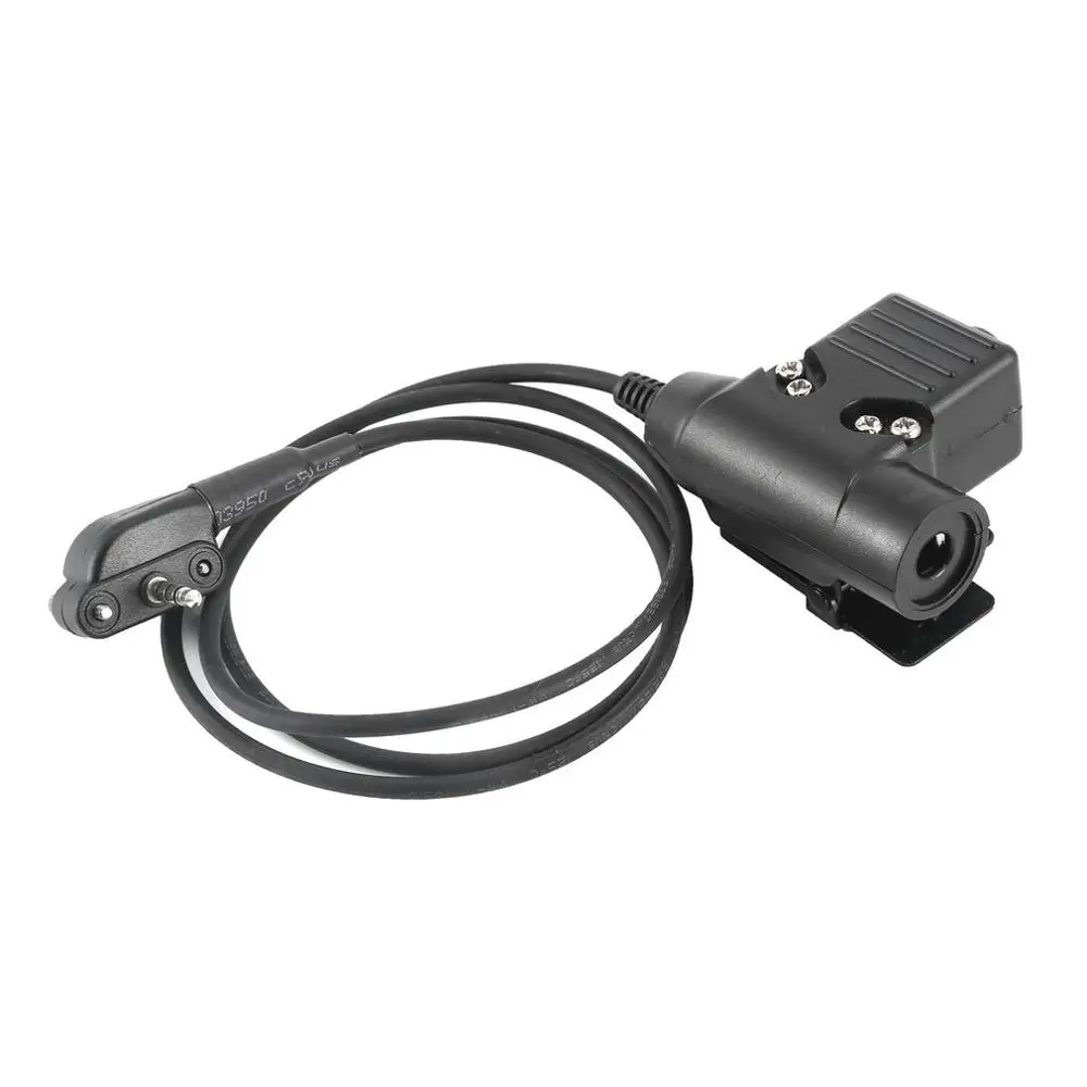 Портативный разъем для наушников U94 для VX-231 VX150 VX-160, черный ручной динамик, микрофон, микрофон PTT
