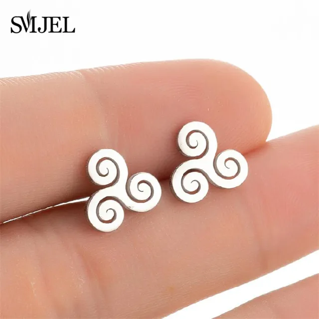 Stainless Steel Mini Stud Earrings Mushroom Cherry Weather Sun Water Droplets Cartilage Ear Piercing Jewelry Skull Face Studs 433
