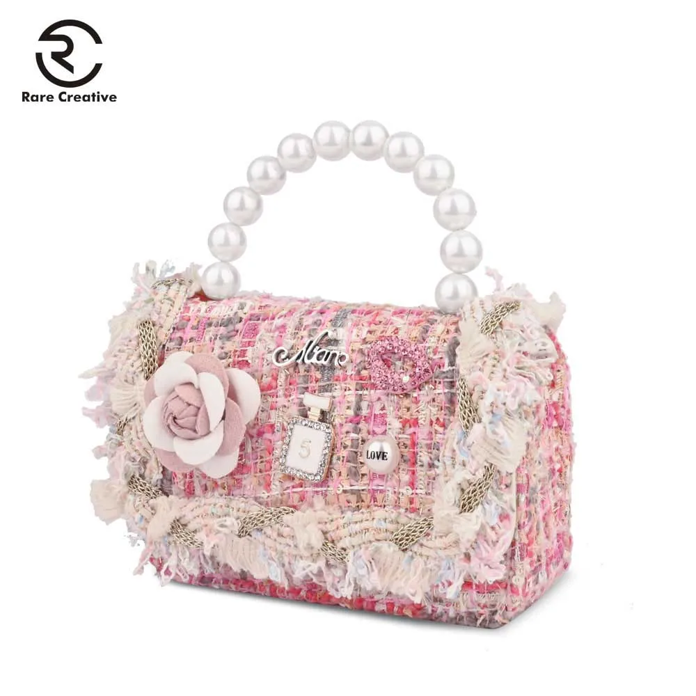 

RARE CREATIVE Small Tote Top-handle Designer Shoulder Handbag Square Women Crossbody Bag Female Shoulder Strap Clutch Bag HS8040