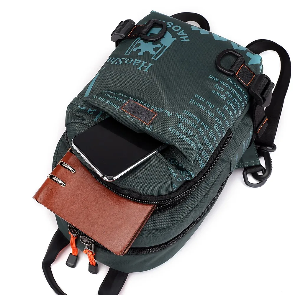 Men Backpack Mini Soft Touch Multi-Function Small Shoulder Sling Backpack Male Shoulder Bag Men Purse New Fashion