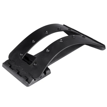 

Back Massager Stretcher Fitness Massage Equipment Stretch Relax Stretcher Lumbar Support Spine Pain Relief Chiropractic Without