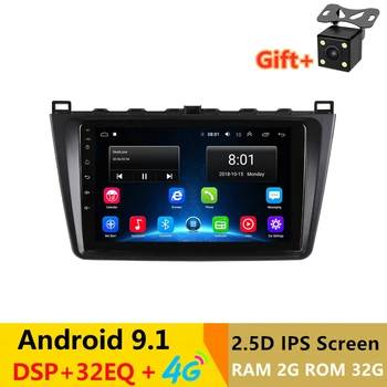

2 din 4G android 9.00 car radio auto stereo for Mazda 6 2 3 GH 2007 2008 09 10 11 2012 navigation GPS DVD Multimedia Player