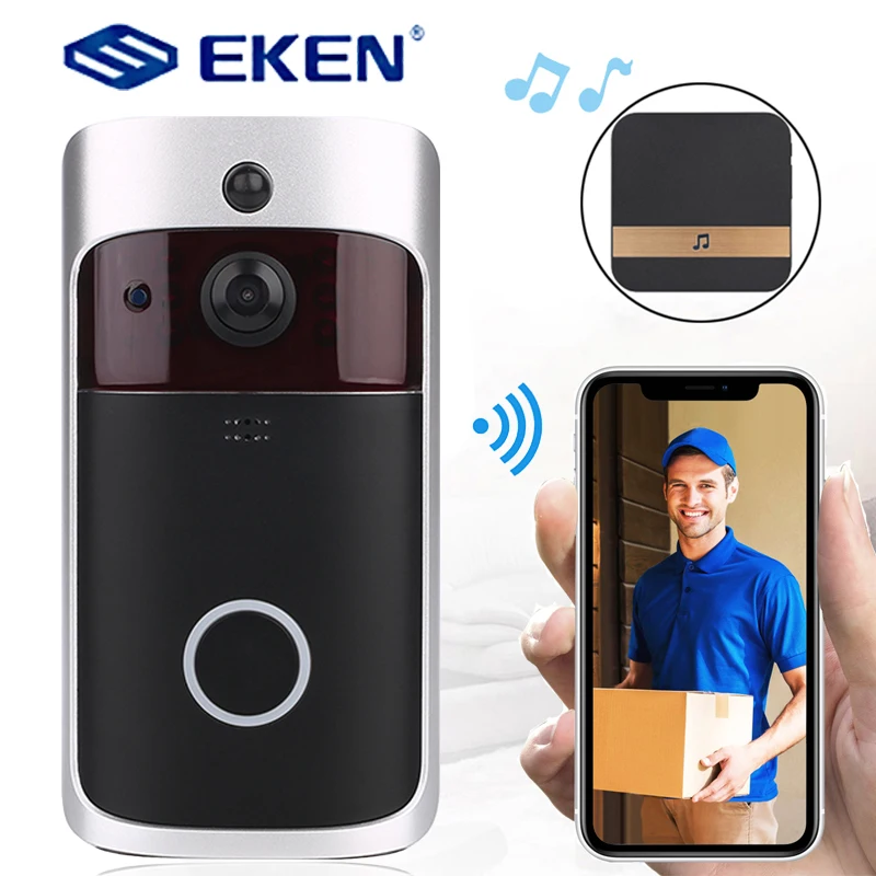 

EKEN V5 WIFI Doorbell Smart IP Video Intercom Video Door Phone Door Bell Camera For Apartments IR Alarm Wireless Security Camera