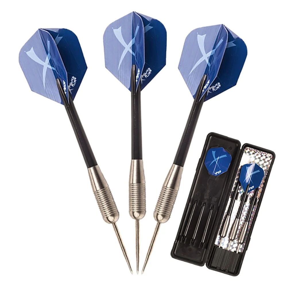 

3Pcs 27g Professional Dart Set Steel Tip 95% Tungsten Steel Barrel Plastic Shaft Competition Training Dart Indoor Game