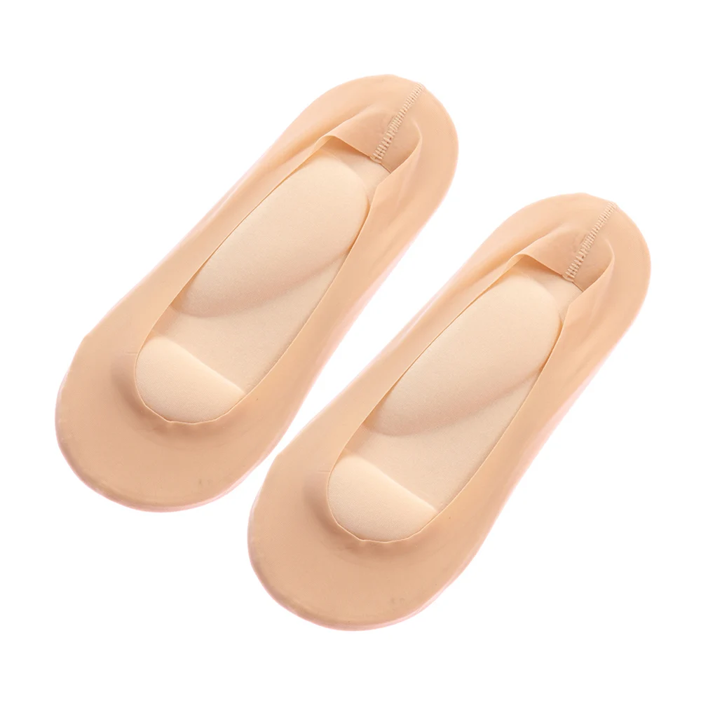 

1 Pair Arch Support Foot Massage 3D Embossed Cushion Soft Foot Socks Shallow Mouth Orthopedic Foot Care for Women