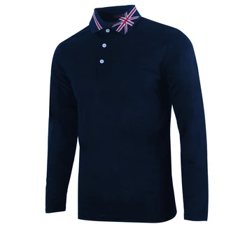 

Polo Shirt Collar Men Plus Size 3XL 4XL Autumn Button Brand Men Polo Shirt Long Sleeve Casual Male Shirt Dress Polo Shirts