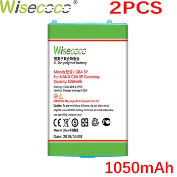 

Wisecoco 2PCS 1050mAh For Nintend GBA SP GameBoy Advance 3.7V Battery In Stock Latest Produce High quality battery
