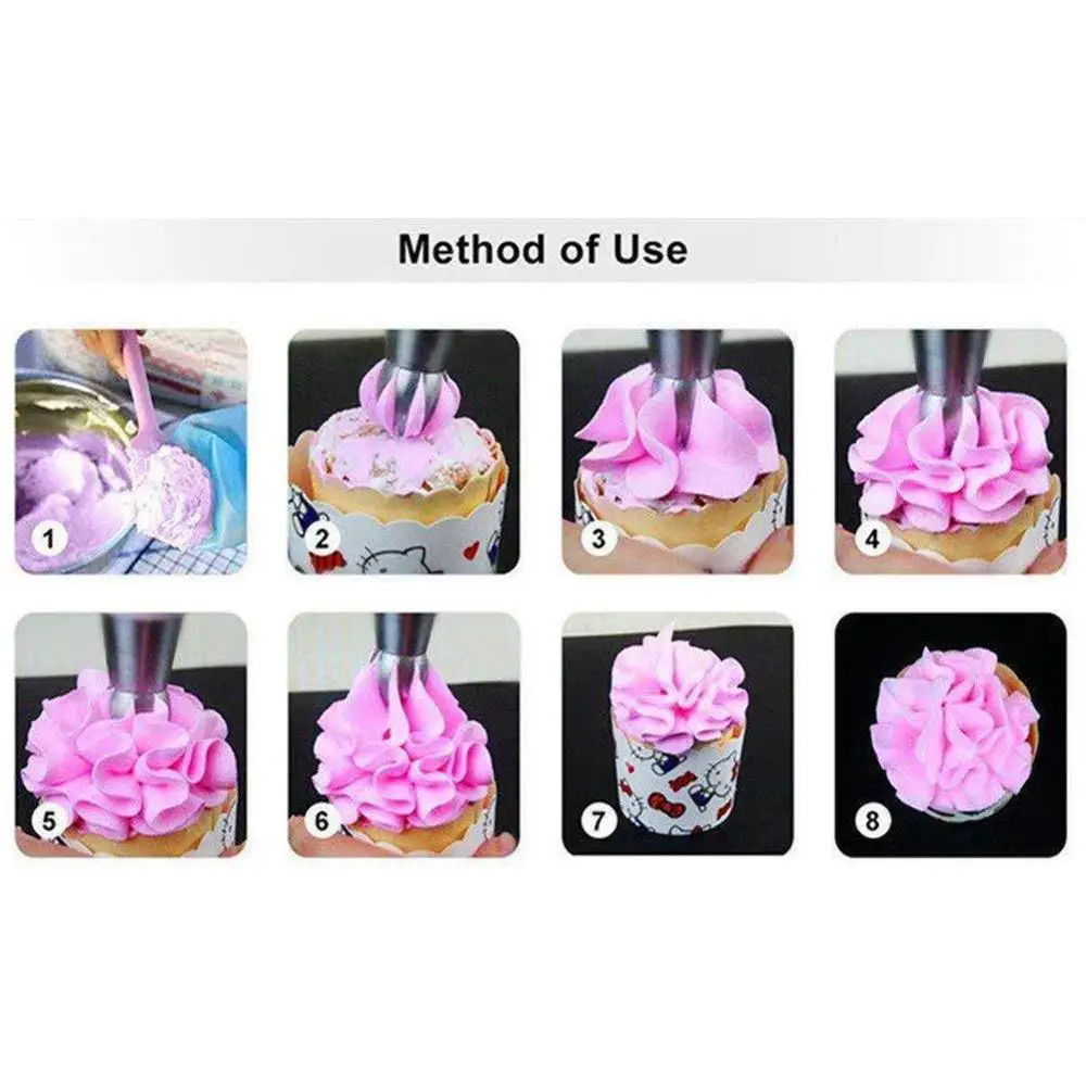 8 электронных насадок для глазировки насадки из нержавеющей стали сферический