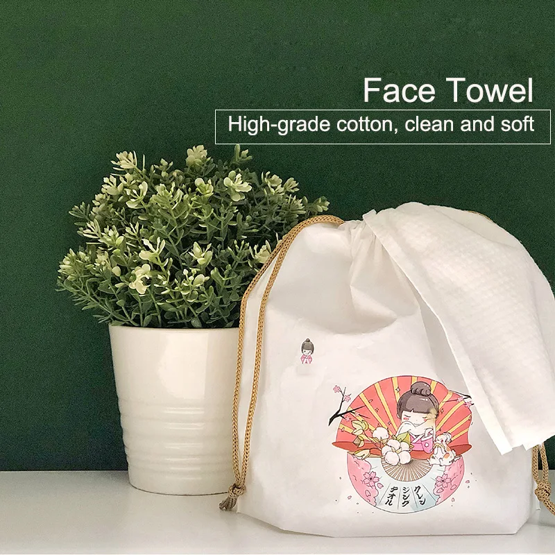 80x толстое Хлопковое полотенце для лица женское одноразовое мягкое чистое
