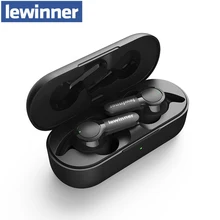 Lewinner TS04 TWS True Беспроводной наушники с 2 микрофоны, сопротивление разрыву CVC 8,0 Шум уменьшения 40 часов проигрывания, IPX7 Водонепроницаемый гарнитура