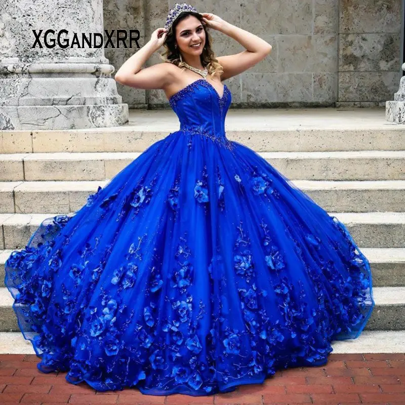vestidos de quinceanera royal blue
