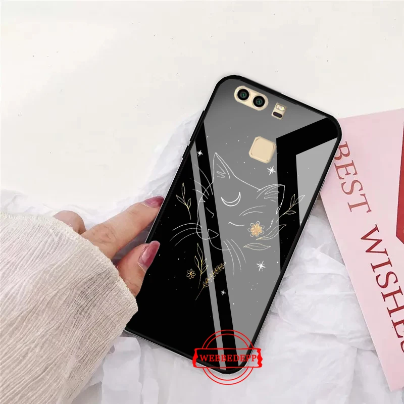 Стеклянный чехол для huawei P10 lite P20 Pro P30 P Smart honor 7A 8X9 10 Y6 mate 20, 111 Вт