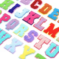 Towel English Letter Patches Embroidery Patches For Clothing Name Clothes Sticker Sew On Bags/Jeans Stripe Applique Online - Image 3