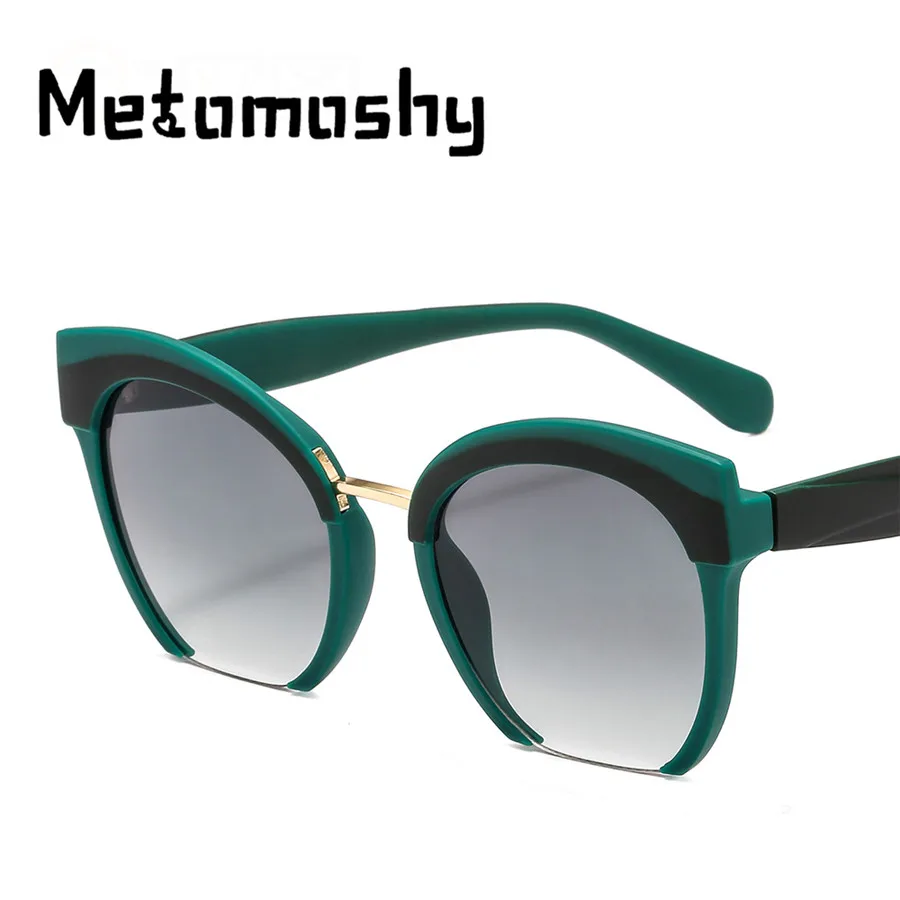 

Candy Color Cat Eyes Sunglasses for Women Half Frame Polarized Lens Eyewear High Quality Eyeglasses Street Beat Gafas De Sol