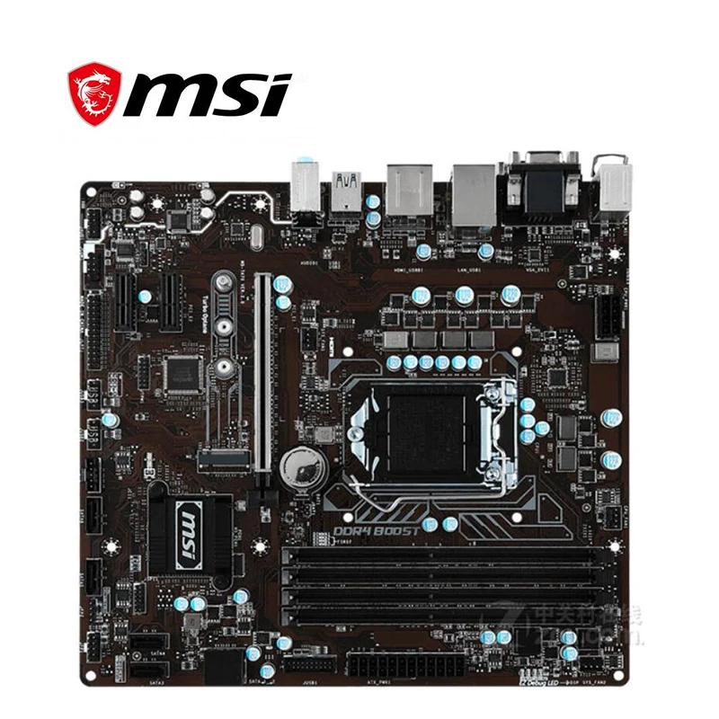 For MSI B250M PRO-VDH Motherboard LGA 1151 DDR4 Intel B250 Desktop Mainboard SATA III USB3.0 PCI-E X16 3.0 Used | Компьютеры и офис