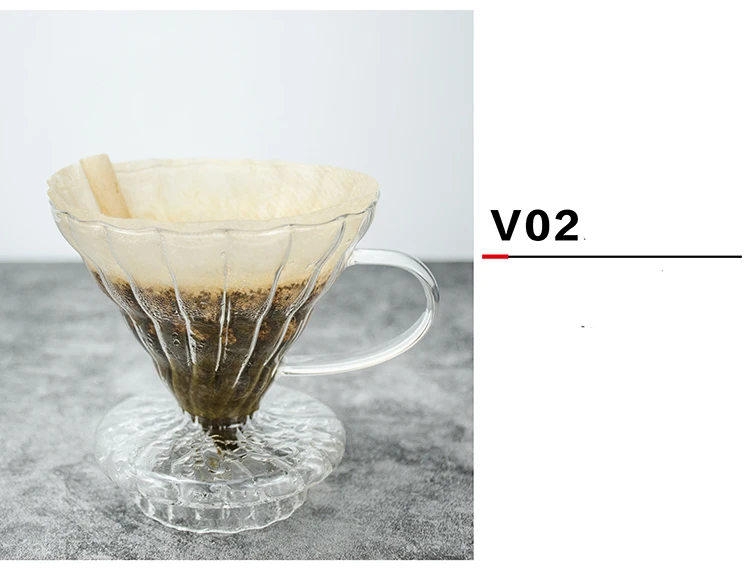 Кофейник с воронкой и набор кастрюль для японского стиля 600 мл стекло Hario V60 стеклянный кофейный фильтр кофейные фильтры для многократного использования