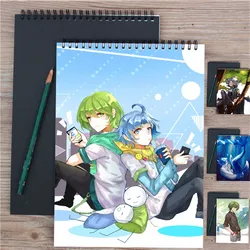 Anime Sketchbook A4 Graffiti Drawing Sketch Book Beryl And Sapphire Art Student Painting Book Kawaii 25 Sheets School Supplies