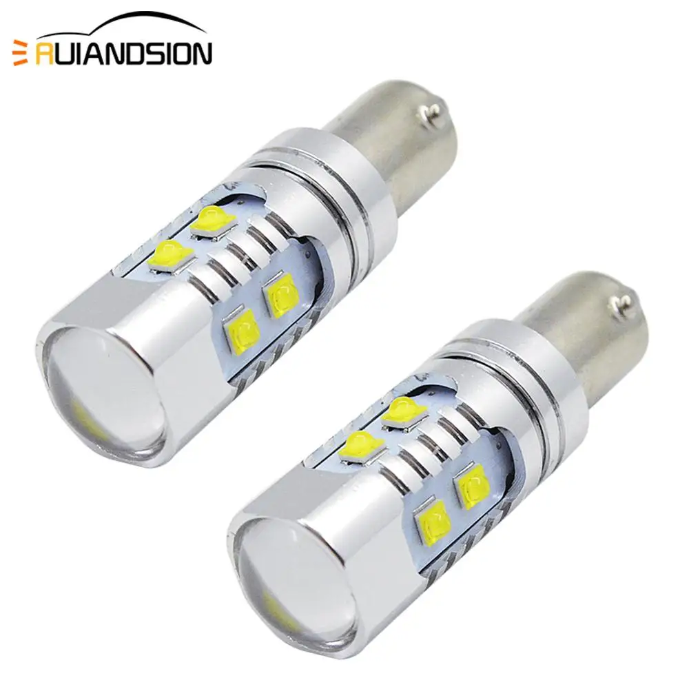 Автомобильный Клин BA9S T4W 2x50 Вт BAY9S H21W Canbus CREEXBD чип Bax9s H6W Led внутренняя подсветка