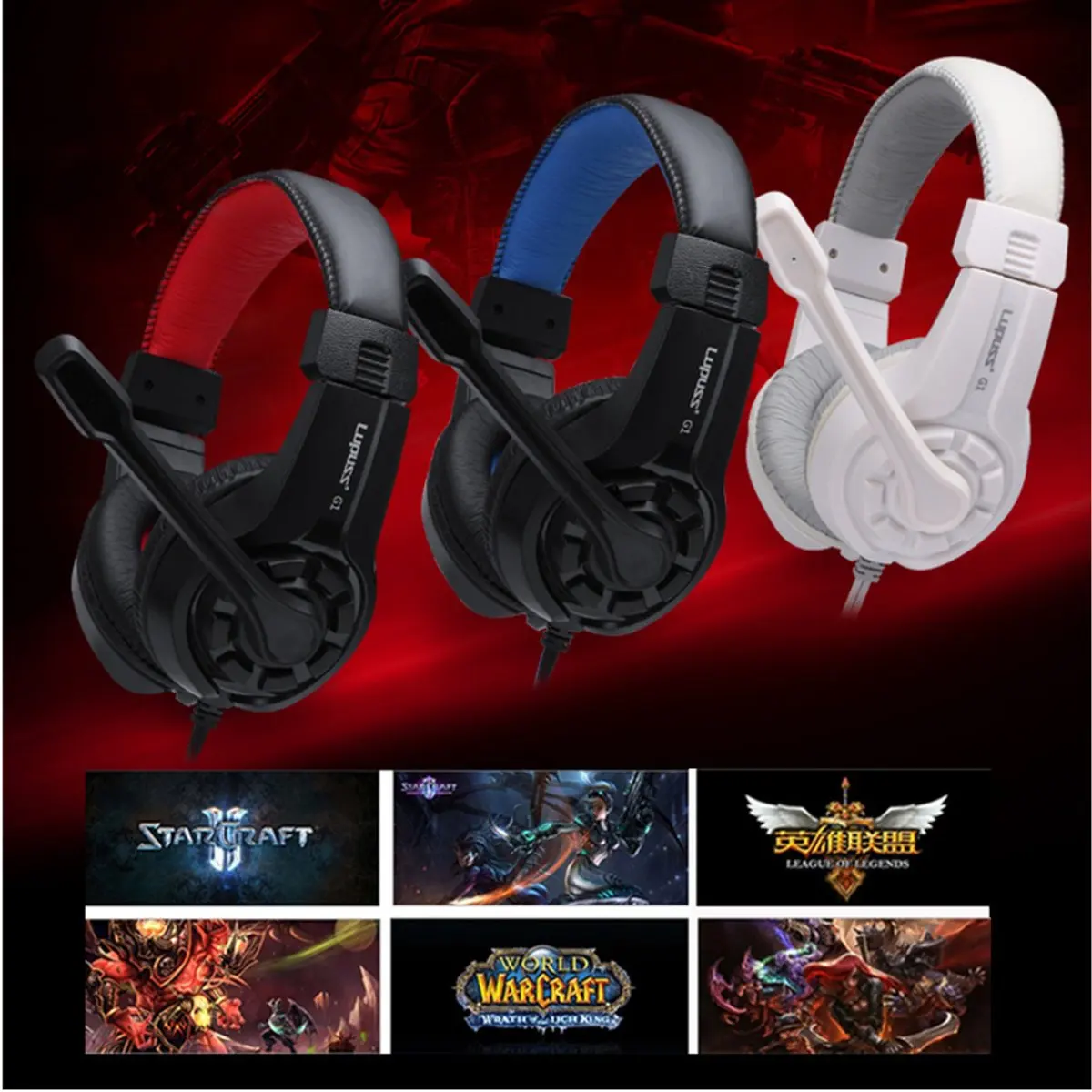 Профессиональная компьютерная игровая стереосистема наушников 2 м Проводная игровая гарнитура игровые наушники с HD микрофоном для компьютера