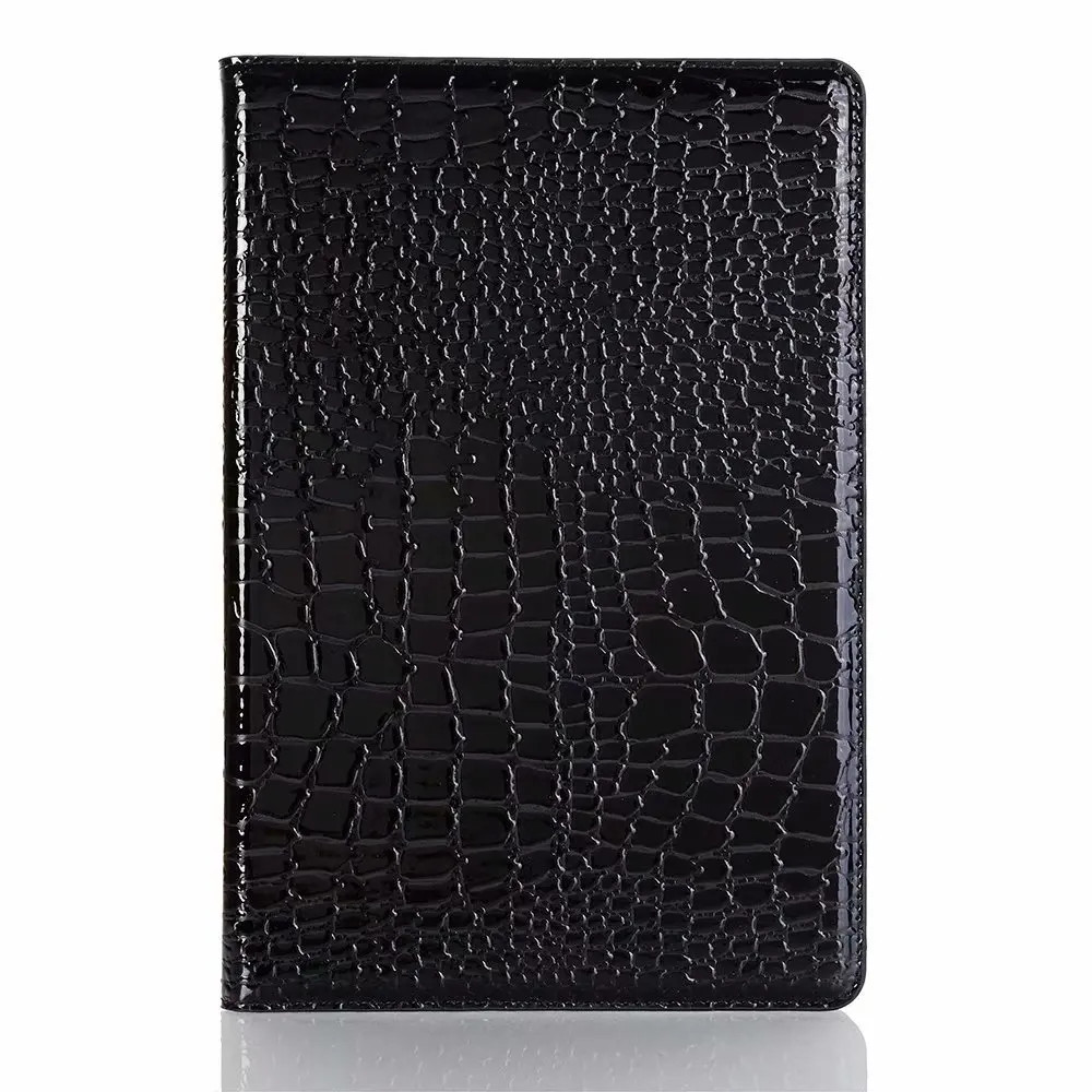 Высококачественный кожаный чехол для iPad Mini 1/2/3 смарт-чехол для Apple iPad Mini 2 Mini 3 7," тонкий крокодиловый Чехол-подставка для планшета - Цвет: Mini1 2 3 Black