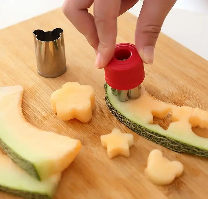 Stainless Steel & Vegetable Fruit Cutter Farfalle Cutter Fruits Embossed Mode Stencil Bakery Biscuit Mould