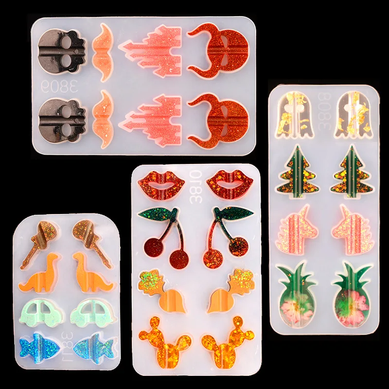 Wholesale Lip Straw Topper Silicone Molds Decoration 