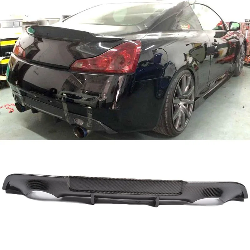 Задний диффузор для губ спойлер автомобильный Стайлинг Infiniti G37 2009 2013 Base Coupe Journey