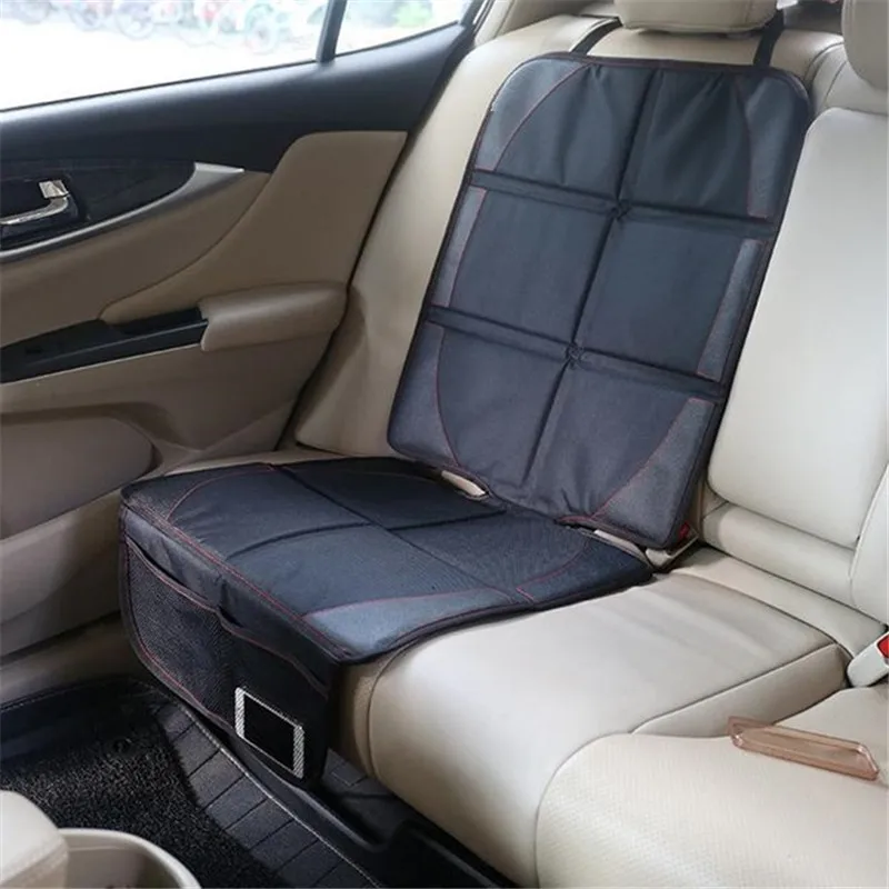 Comprar Protector de asiento de coche grande protectores de asiento de coche para niños asiento de seguridad de bebé acolchado grueso coche comer con bolsillos organizador