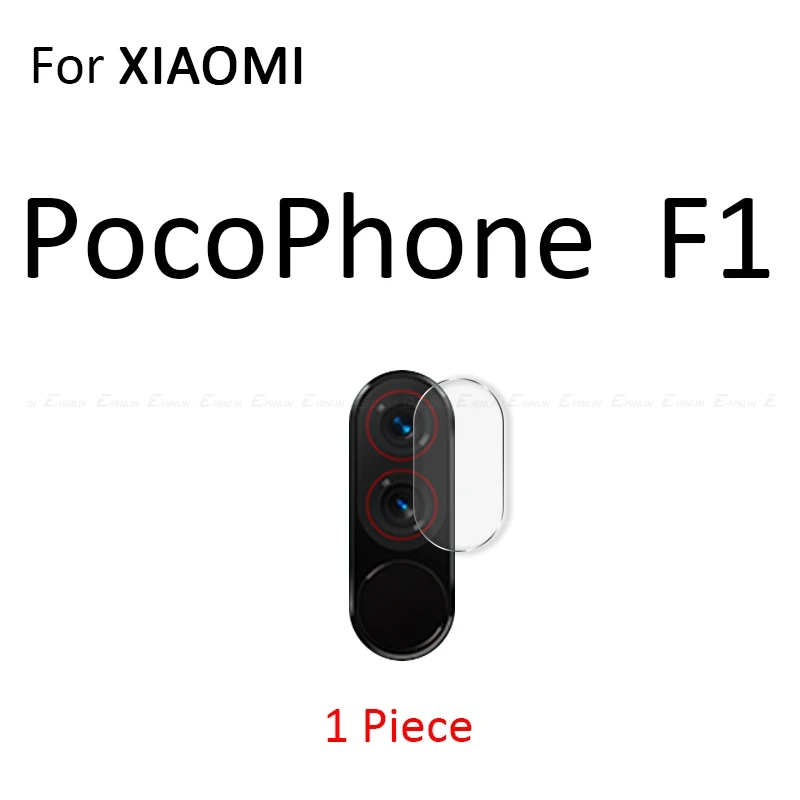 For PocoPhone F1 Задняя защитная пленка для объектива камеры для Xiaomi mi 9T 9 SE A3 A2 Lite Red mi Note 8 5 7 6 Pro 10 закаленное стекло - Цвет: For PocoPhone F1