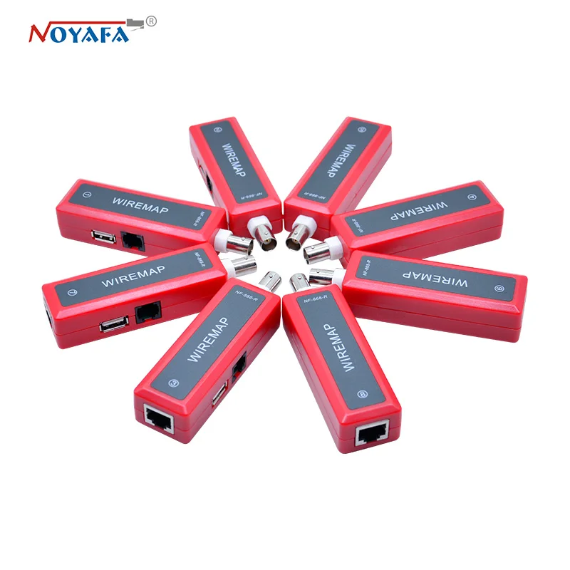 Тестер кабелей Lan тестер UTP для RJ45/RJ11/BNC/USB английская версия NF_868W|utp cable tester|lan testerlan