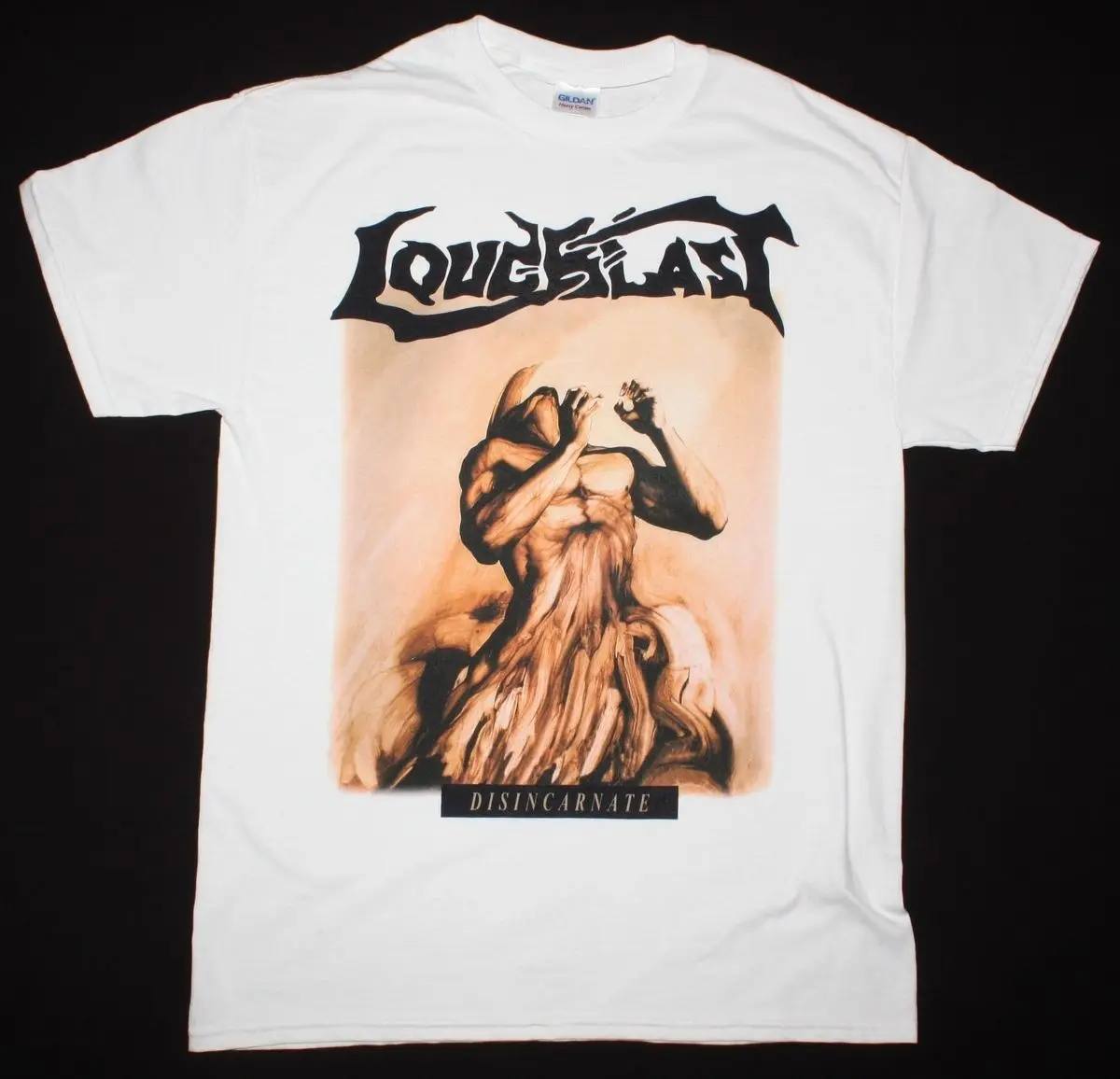 Новая белая футболка с надписью LOUDBLAST DISINCARNATE➑ DEATH METAL BOLT THROWER GRAVE S-XXL из 100% хлопка