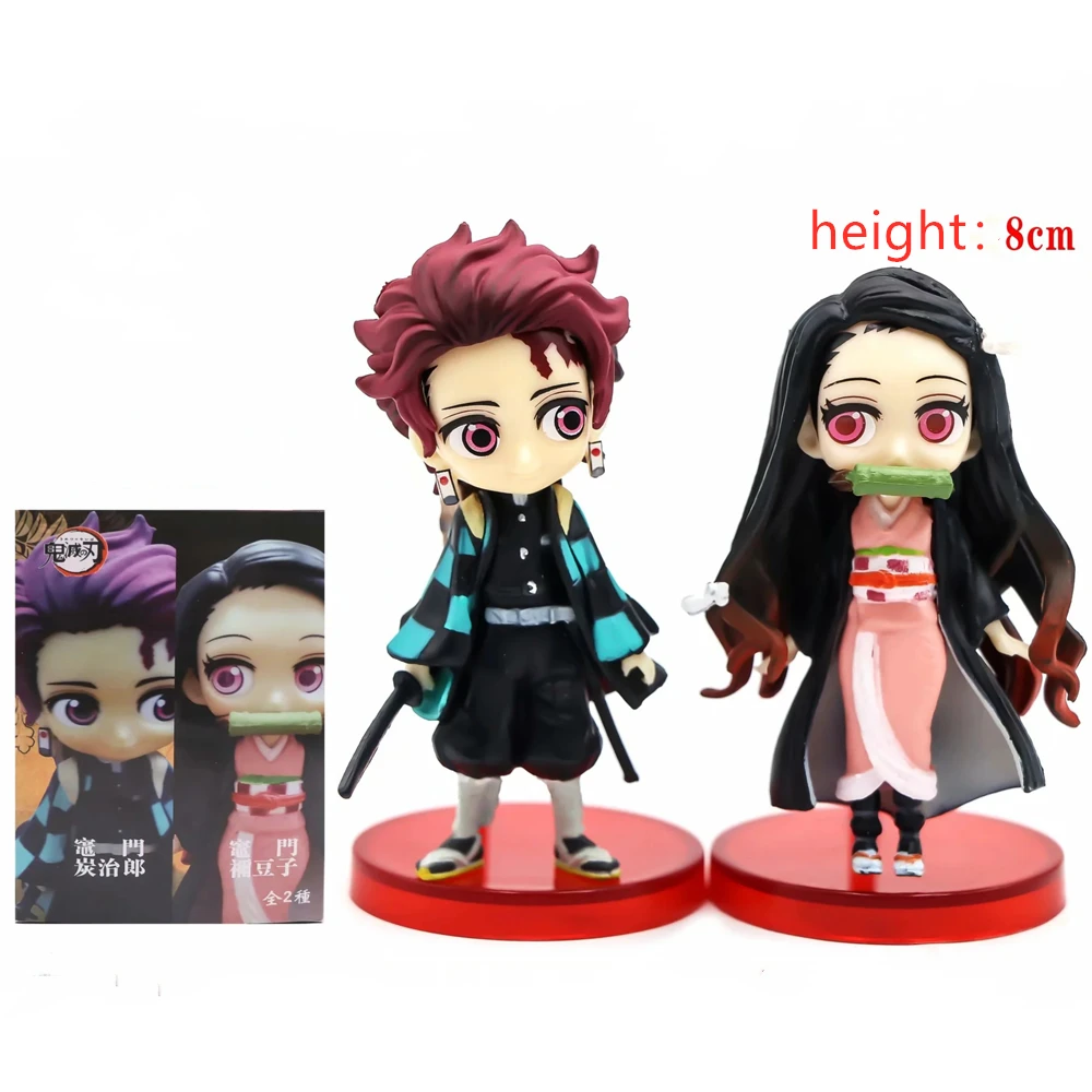 Kimetsu no Yaiba Demon Slayer Nezuko bonitos juguetes figuras de acción de  Anime PVC Tanjirou figura coleccionable Kawaii juguetes para muñeca  Niña|Figuras de acción| - AliExpress